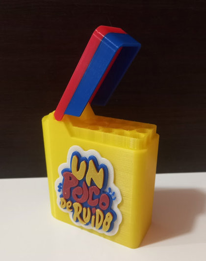 Cigarrera con diseño 3D